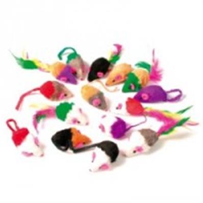 Lot de 24 souris fourrure