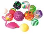 Lot de 12 balles fantaisies 