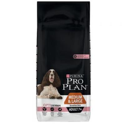 Croquettes Proplan senior +7 sensitive skin