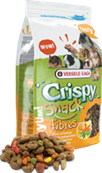 Aliment Crispy snack fibres rongeurs
