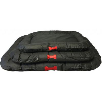 MATELAS OUTDOOR NOIR AVEC BRODERIE OS ROUGE